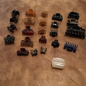 24 various sizes hair clips
